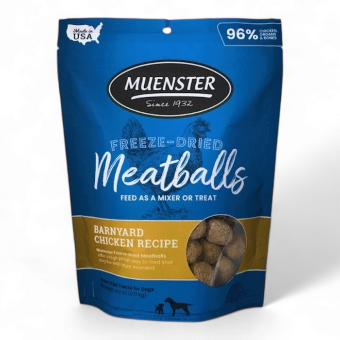 Muenster Freeze-Dried Meatballs Barnyard Chicken Recipe