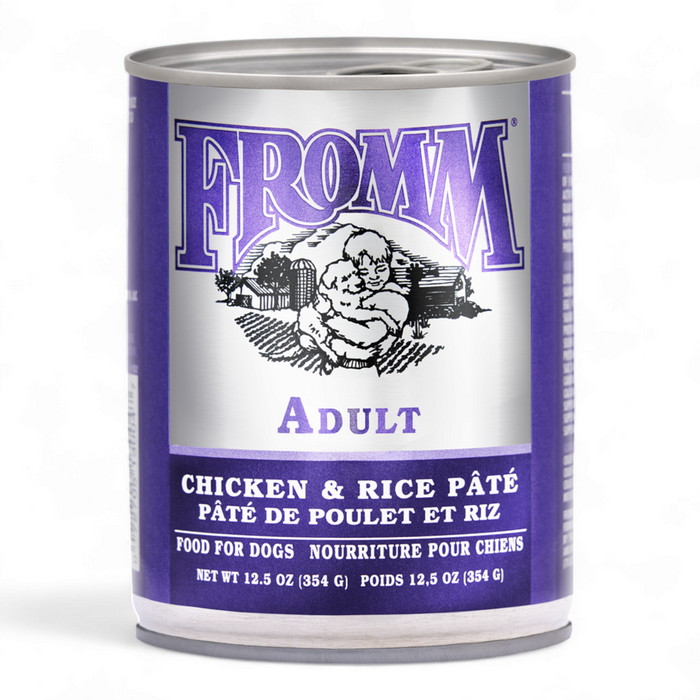 Classic Adult Chicken & Rice Pâté Dog Food Case of 12 (12.5oz Cans)