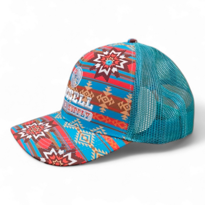 Russell Feed Trucker Hat Aztec Design Collection