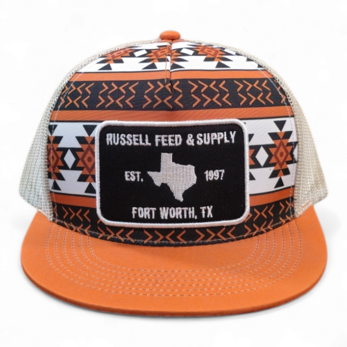 Russell Feed Trucker Hat Aztec Design Collection