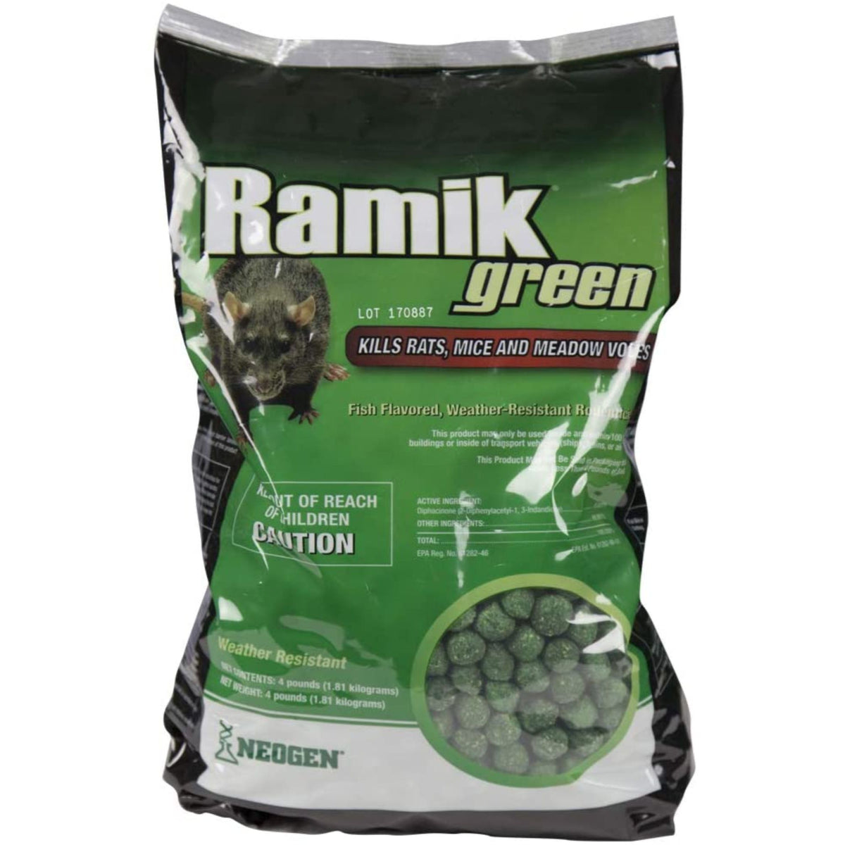 Ratsak Naturals Rodent Bait Pellets 224g