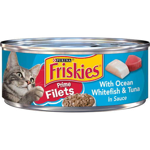 Friskies Cat Can Prime Filet Ocean Whitefish & Tuna 5oz 24ct