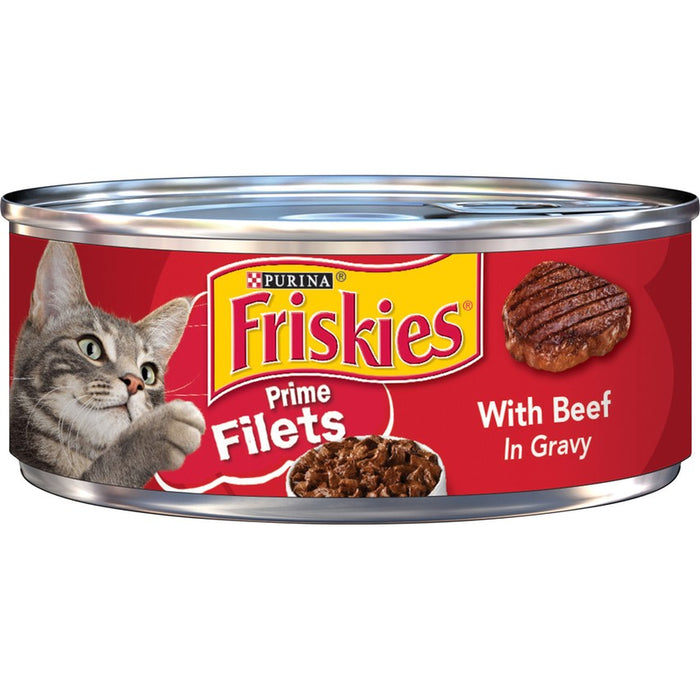 Friskies Cat Can Prime Filet Beef 5oz 24ct