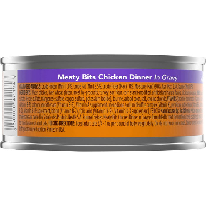 Friskies Cat Can Meaty Bits Chicken 5oz 24ct