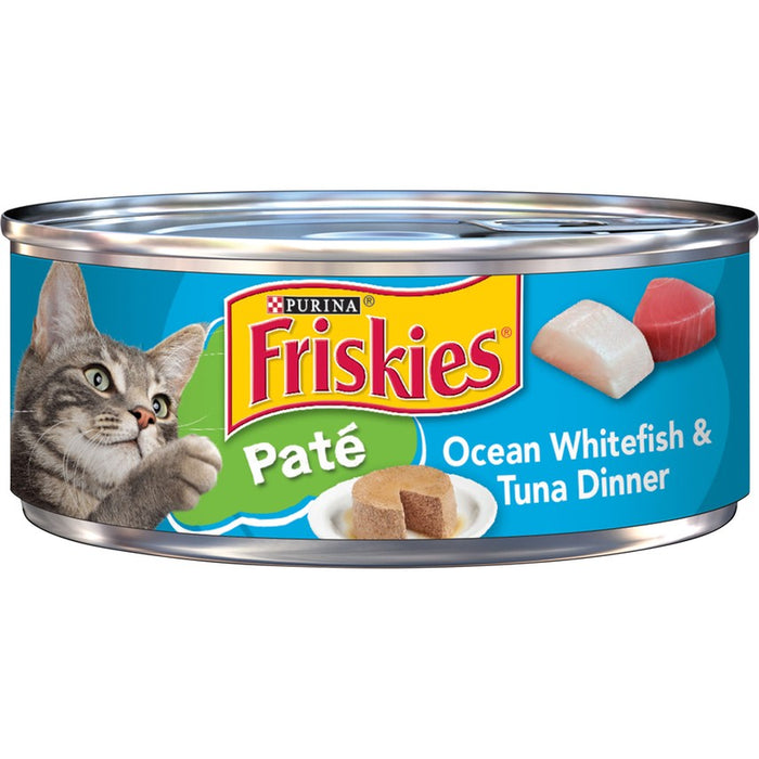 Friskies Cat Can Pate Ocean Whitefish & Tuna 5oz 24ct