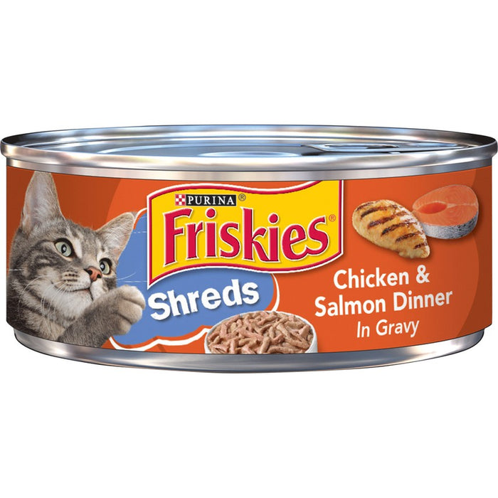 Friskies Cat Can Shredded Chicken & Salmon 5oz 24ct