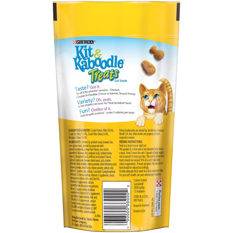 Kit Kaboodle Cat Treats Crunchy Chicken Flavor 9oz Russell Feed   Kit 742x742 